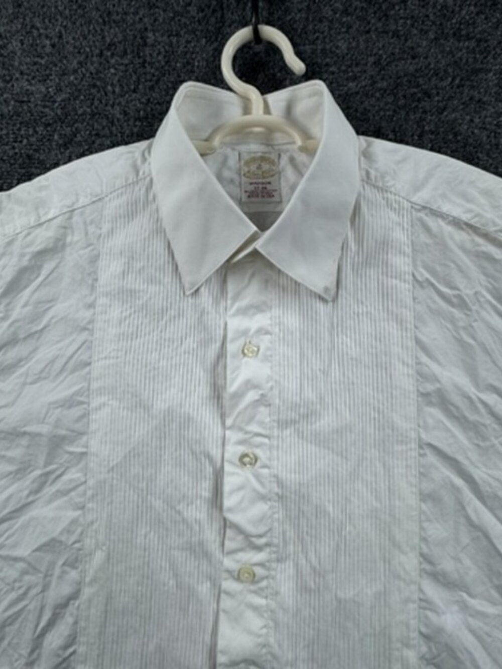 Brooks Brothers Point French Cuff Madison Cotton Makers And Merchants 17 36 USA